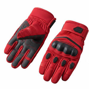 Gants textiles durables pour moto, fermeture à sangle réglable avec conception résistante aux chocs pour une expérience de conduite sécurisée - Product Image 1