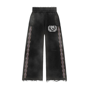 Conjunto Deportivo de Mujer en Algodón Lavado al Ácido, Pantalones Deportivos con Cierre, Conjunto de Entrenamiento Ecológico y Transpirable para Otoño - Product Image 3