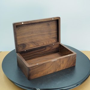 Farmhouse Style Wooden <b>Storage</b> Crate Box Durable Solid Wood Organizer for <b>Kitchen</b> Pantry Bathroom Bedroom and Living Room Decora - Product Image 2