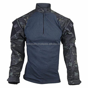 เสื้อยืดลายพรางแขนยาวแห้งเร็วสำหรับผู้ชายเสื้อสำหรับเดินป่ากลางแจ้งลายพราง - Product Image 2