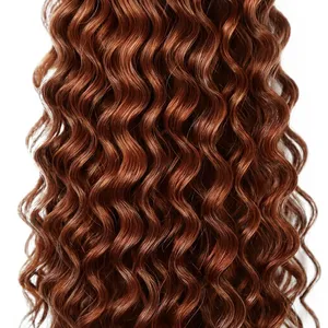 ผมแท้แบบเวฟธรรมชาติสีน้ำตาลน้ำผึ้ง 100% เรมี่ เวฟท์  แบบเส้นต่อเส้น - Product Image 6