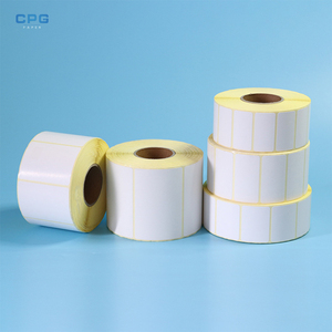 Factory Custom Wholesale Blank Barcode Thermal Label Sticker 4"x6" 100x150 BPA Free Direct Thermal Shipping Labels <b>Roll</b> - Product Image 1