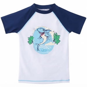 Maillot de bain UV pour garçon, vêtements d'été confortables et respirants, t-shirt de bain pour garçons, qualité supérieure, séchage rapide, t-shirts de plage et d'eau - Product Image 4