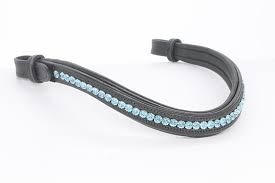 Annabelle Equestrian <b>Leather</b> Browband Horse <b>Headband</b> Bridle Accessory Custom Color Gear <b>Leather</b> Brow bands Supplier - Product Image 2