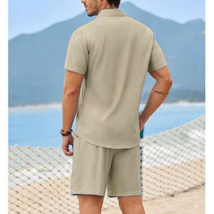 Conjunto Deportivo de Verano para Hombre, Nuevo y Moderno, Versátil, Pantalones Cortos, Traje Deportivo de Dos Piezas con Diseño de Logotipo - Product Image 6