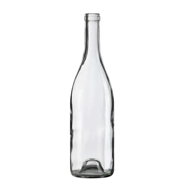 superior quality vodka Glass Bottle Luxury Recycled Red Wine Colored Clear Black Glass Wine Bottle from india