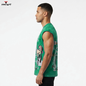Gym Clothing Men Sleeveless Muscle Shirt Stringer Tank Top Fitness Basketball <b>Running</b> <b>Singlet</b> Quick Dry Breathable - Product Image 3