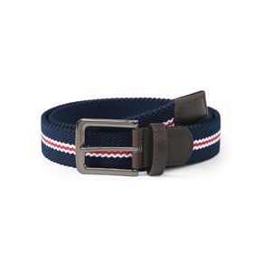 Cintura da Golf da uomo in pelle sintetica personalizzabile a colori misti intrecciata con cinturino elastico regolabile in lega con fibbia Casual sport all'aria aperta - Product Image 2