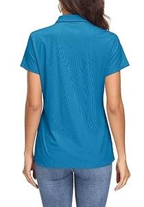 Vente en gros de polos en coton pour femmes de qualité supérieure, à manches courtes, décontractés, à col, pour le bureau et la vie quotidienne - Product Image 2