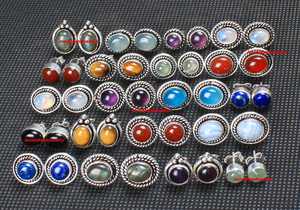 Boucles d'oreilles à breloques multicolores pour femmes, bijoux en argent, cadeau mignon, faits à la main, meilleur prix - Product Image 3