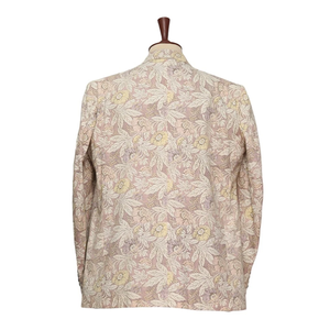 Nouvel Arrivage – Blazer Élégant pour Femme en Jacquard Floral, Revers Cranté, Ouvert sur le Devant, Manches Longues, Idéal pour le Bureau ou Tenue Décontractée - Product Image 2