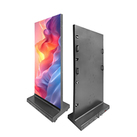 Display Pubblicitario LED 960x1920mm P2.5 P3.076 con Maniglia, Schermo Digitale da Pavimento per Negozi e Centri Commerciali
