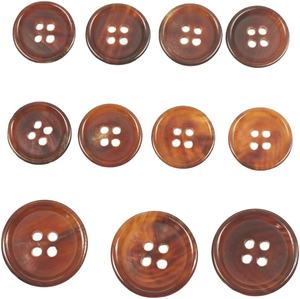 Botones Rústicos Hechos a Mano de Cuerno de Buey con 4 Agujeros para Proyectos de Bricolaje, Producto de Tendencia de Fabricante Indio - Product Image 2