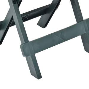 Mesa Plegable de Plástico Verde para Exteriores, 17.7 x 16.9 x 19.7 Pulgadas, Mesa de Jardín - Product Image 5