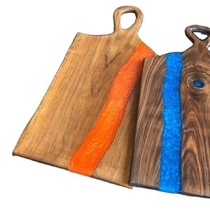 Top cuisine moderne planche à découper bois et résine dernière Offre Spéciale multi-fonctionnel fromage planche de service vente chaude Charcuterie Pad - Product Image 5