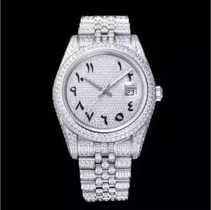 Montre à quartz carrée tendance avec strass pour homme, design hip-hop, montre diamantée pour lui et elle, vente flash mode - Product Image 2