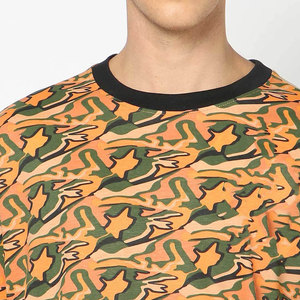เสื้อยืดคอตตอนลายพรางคุณภาพสูงสั่งทำพิเศษ พิมพ์ลายโลโก้ขนาดใหญ่ สไตล์สตรีทแวร์ - Product Image 6