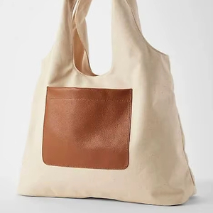 Eco Friendly Canvas <b>Gift</b> Packaging <b>Bag</b> Reusable Cotton Tote <b>Bag</b> for Retail Business Branding Use - Product Image 1