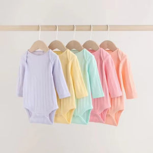 Body para Bebé 100% Bambú, Transpirable, Ecológico, Unisex, Cierre con Botones a Presión, Ropa Cómoda para Bebés - Product Image 1