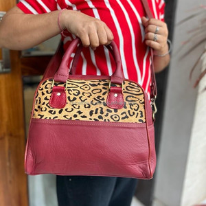 New Arrival Stylish Animal Print Fur Recycled <b>Leather</b> Tote Underarm Bags Women Fashionable Multi Color High Quality <b>Shopping</b> Bag - Product Image 4