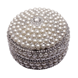 Boîte à Bijoux Ronde en Métal Style Moderne, Boîte d'Emballage en Aluminium pour Petites Entreprises, Boîte Cadeau de Luxe Personnalisée - Product Image 1