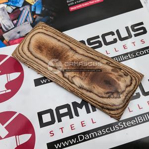 Premium Natural Brown Dollar <b>Sheet</b> Knife Handle Scales Durable <b>Laminated</b> Birch Wood Resin Blanks for Custom Knifemaking - Product Image 3