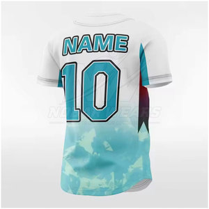 Uniforme Clásico de Béisbol con Diseño de Botones en la Parte Delantera, Tela de Poliéster, Impresión Personalizada de Nombre y Número para Uso en Partidos - Product Image 4
