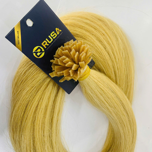 Extensions de cheveux vierges vietnamiens Rusa Wholesale à pointe plate normale, super double drawn, double trame, texture droite/ondulée/bouclée - Product Image 4