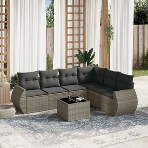 ชุดโซฟาสีเทาสำหรับเฟอร์นิเจอร์ระเบียง - Product Image 1