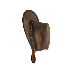 หมวกคาวบอยหนังคุณภาพพรีเมียมสำหรับผู้ชายและผู้หญิง ปรับขนาดได้ วัสดุอื่นๆ ปรับแต่งได้ ลำลอง กีฬา ระบายอากาศได้ดี - Product Image 5