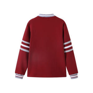 Custom Texas Southern Fleece <b>Cardigan</b> <b>Men</b> V Neck Full Sleeve Chenille Letter Pattern Knit Sweater Autumn Regular Fit Bulk Order - Product Image 2