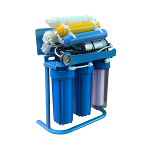 Dispositivo de ósmosis inversa de 7 etapas de alta calidad con soporte y medidor de aceite 75-100GPD para filtrar agua bajo el fregadero para uso doméstico. - Product Image 3