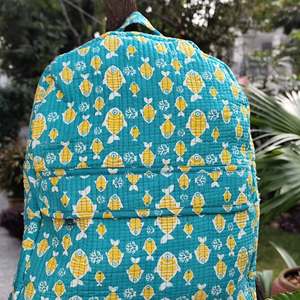 Cotton Quilt Patchwork Design Backpack Indian Laptop <b>Bag</b> Hand Bohemian <b>Hippie</b> School Backpack for Travelling <b>Bag</b> for Women - Product Image 4