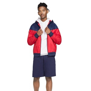 Veste coupe-vent Softshell personnalisée de haute qualité pour hommes col montant à capuche coupe-vent et imperméable pour la randonnée en plein air - Product Image 1