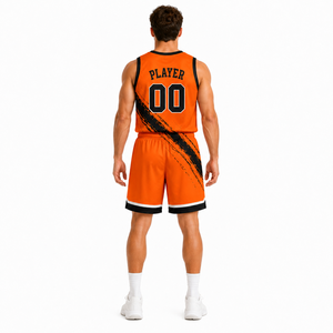 <b>Men's</b> custom Basketball Sports Uniform Jersey Shorts Set Sleeveless Breathable Team Wear for Training Team Sportswear - Product Image 2