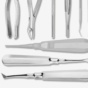 Stainless Steel General Surgery Instrument Set Surgical Kit Manual High-quality Durable Extraction Root Luxating Elevator Curved - Product Image 4