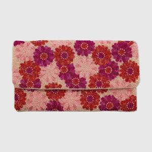 Fancy Seed Beads Beaded Embroidery Clutch <b>Purse</b> With Luxury Pearl Bead Design Beautiful Seed Beads Beaded Embroidery Ladies - Product Image 4