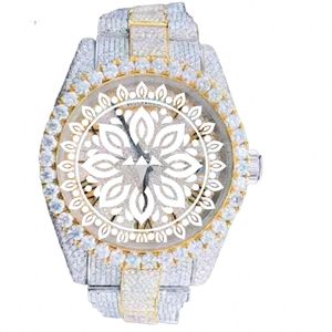 Luxury Women's Stainless Steel <b>Watch</b> With <b>Diamond</b> Accents Round Analog Quartz Dial Sapphire Crystal 38mm Folding Clasp - Product Image 1