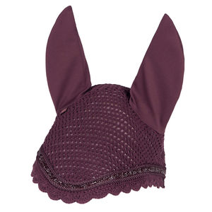 High Quality Polyester Full Size Horse Fly Veil Ear Bonnet Customizable Design <b>Equestrian</b> Riding Product - Product Image 5