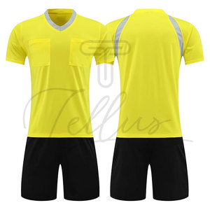 High Quality New Printed Football/Soccer Referee Uniforms for <b>Men</b> Quick-drying Customizable Wholesale Price - Product Image 4