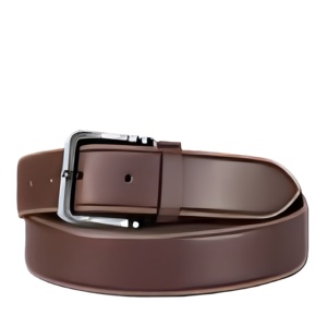 Ceinture en cuir bordeaux Feather Edge pour hommes, qualité supérieure, élégante, durable, réglable, accessoire de mode, usage quotidien - Product Image 3