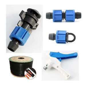 Connecteur de tuyau plat 16 mm pour système d'irrigation automatique, jardin, ferme, terrain agricole, alimentation en eau - Product Image 5