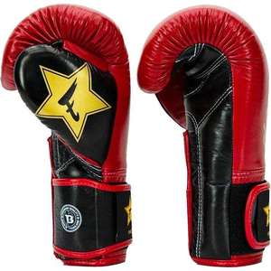Brand New Black Red Fairtex Boxing Gloves Muay Thai Training Sparring Comfortable Moisture Wicking Genuine Cowhide Leather Gears - Product Image 6