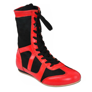 Botas de Kick Boxing Ligeras para Hombre, de Alta Calidad, con Diseño de Logotipo Personalizado, Zapatos de Lucha Libre de Cuero para Verano - Product Image 4