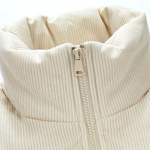 Chaqueta acolchada de algodón brillante negra para hombre, con capucha, cuello alto, cortavientos, informal, de invierno, corte regular, con cremallera, de lona - Product Image 6