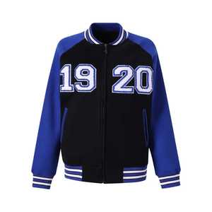 Chaqueta Universitaria Negra de Felpa Zeta Phi Beta 1920 con Bordado de Letras Griegas, Chaqueta Bomber para Mujer, Prenda de Alta Calidad - Product Image 1