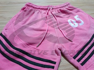 Custom Screen Printing Logo Acid Washed Mid Waist 100% Cotton Vintage Breathable Joggers Drawstring Shorts Streetwear - Product Image 5