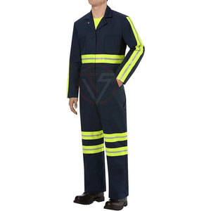 Ropa de talla grande de alta calidad al por mayor, uniforme de trabajo con cuello vuelto, bolsillos laterales, uso seguro para venta en línea - Product Image 6