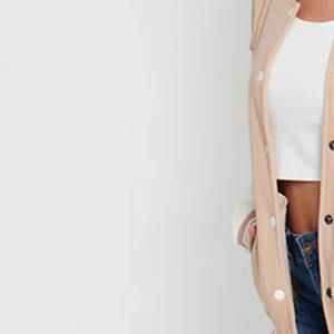 Chaqueta Varsity de Lona para Mujer, Elegante, Estampada, en Todos los Colores, Diseño Moderno, Impermeable, Resistente al Viento, Transpirable y de Secado Rápido - Product Image 3