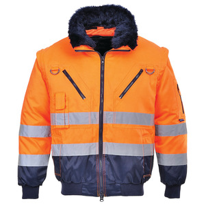 Gilet de sécurité réfléchissant respirant avec poches personnalisées et fermeture éclair pour homme, idéal pour les agents de sécurité et les travaux routiers - Product Image 3